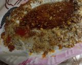 A picture of step 9 of Khichri Kurud | Rice Volcano 🌋.