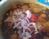 A picture of step 4 of Shuwaka/Bitterleaf and groundnut soup.