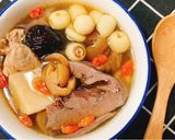 蓮子桂圓養生豬心湯的食譜步驟4照片