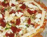 Foto del paso 8 de la receta: Pizza de mermelada de pimiento rojo asado y 6 quesos