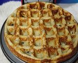 Hình bước làm 3 của món Bánh waffle mè đen