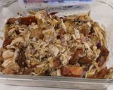 Foto del paso 6 de la receta: Tacos rústicos de berenjena asada y pollo desmenuzado con frescor cítrico