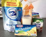 Foto langkah ke 1 dari resep Stup Roti Keju.