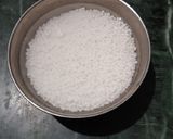 A picture of step 1 of Sabudana minty flavour samosa.