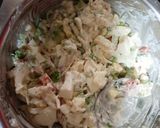 A picture of step 4 of Tortilla Mayo Wrap.