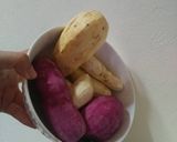 Hình bước làm 1 của món Chè khoai lang dẻo mix trân châu
