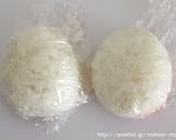 A picture of step 1 of Doll Festival Charaben Hina Doll Rice Balls.