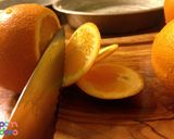 A picture of step 5 of Pan Meino/ Orange Cake.