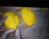 A picture of step 5 of Mango Custard Tart.