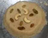 A picture of step 6 of Diet halwa with fresh cream.