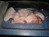 Zapallito revuelto c/pollo y tirabuzón