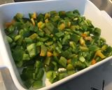 Une image de l'étape 3 de Pavés de truite aux tomates et poivrons verts.