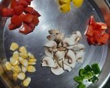 चीज़ बर्स्ट आटा पिज़्ज़ा (Cheese Burst Atta Pizza recipe in Hindi) रेसिपी चरण 4 फोटो
