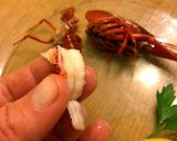 A picture of step 21 of Preparing and Serving Crayfish.