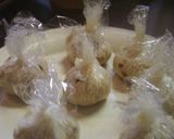 A picture of step 6 of Lotus Root Dumplings with Ankake Sauce.
