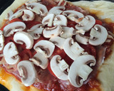 A picture of step 11 of Prosciutto and Mushroom Pizza.