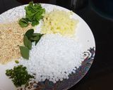 A picture of step 1 of Sabudana khichdi.