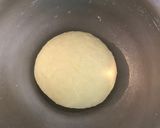 Foto langkah ke 2 dari resep Roti Sobek Pandan, metode autolyse.
