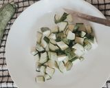 Foto del paso 1 de la receta: Zucchini a la albahaca 🥒🥳🤩