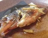 A picture of step 9 of My Family's Golden Ratio for Basic Fish Simmered in Soy Sauce.