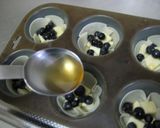 A picture of step 4 of Cheese and Blueberry Honey Cups.
