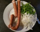 A picture of step 1 of Sausage and Potatoes.