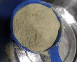 A picture of step 1 of Mix flour methi handvo.