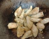 A picture of step 3 of Chicken and Mushroom on a bed of Sweet Veg.