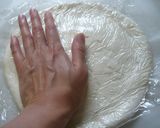 A picture of step 5 of Rice Flour Pizza Crust.