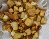 Foto del paso 3 de la receta: Papas con cheddar y cebolla de verdeo
