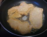 A picture of step 5 of Breaded and tenderized chicken breast.
