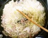 A picture of step 5 of Fried Rice + Yakisoba Noodles = Fried NoodleRice.