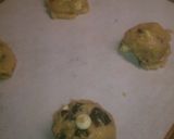 A picture of step 5 of Blueberry White Chocolate Chip Cookies.