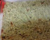 A picture of step 17 of My Peppery Veg Shepherds Pie, with Mash Potato and Broccoli Top 😀.