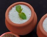 A picture of step 4 of Creamy Mint Lassi.