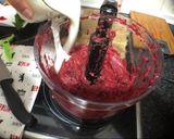 A picture of step 13 of Cold Beet and Kefir (or Yogurt) Soup with Mint, Ham Salt, and Cheese Crisps.