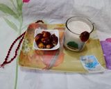 A picture of step 6 of Fresh dates milkshake.