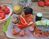 A picture of step 1 of Breakfast Stovetop Medley.