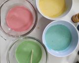 Foto langkah ke 5 dari resep Jaring Laba-laba Rainbow.