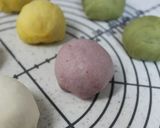 A picture of step 3 of Pink Marbled Bagels Made with Red Sweet Potatoes.
