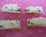 A picture of step 2 of Pizza-style Chikuwa.