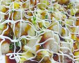 A picture of step 3 of Squid Tonpei Yaki - Pan-fried Squid Fritters.
