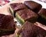 A picture of step 7 of White Chocolate Green Tea Brownie.