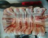 Bacon wrapped meatloaf, stuffed with garlicky mashed potatoes recipe step 5 photo