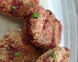 A picture of step 2 of Beetroot cutlet.
