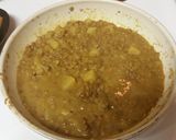 A picture of step 2 of Coconut curry lentils and potatoes.