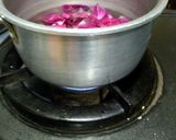A picture of step 1 of Poha Rose Mocktail.
