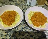 Foto del paso 4 de la receta: Espirales con salsa bolognesa