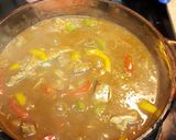 A picture of step 7 of Peppered Steak and Rice.