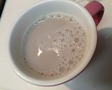 A picture of step 4 of Just Mix! Hot Adzuki Bean Soy Milk.